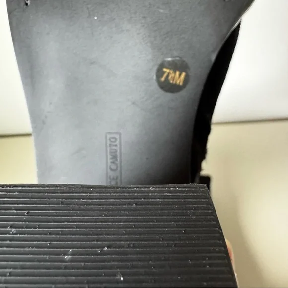 Vince Camuto Madolee Over The Knee Black Suede Boots Size 7.5 - Picture 13 of 14